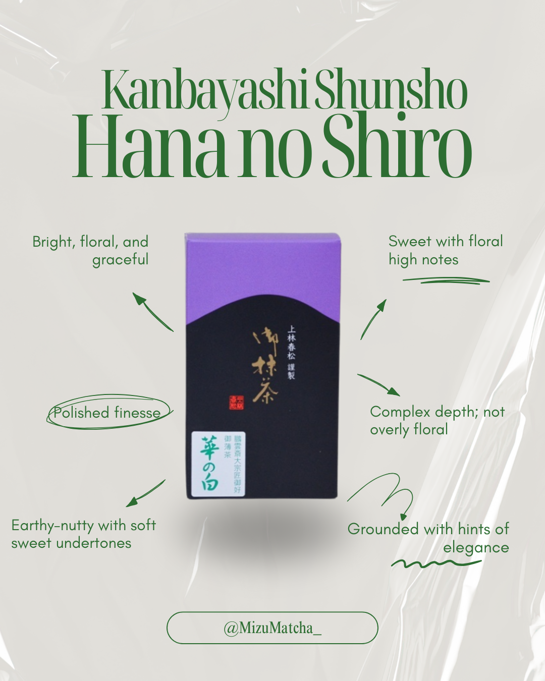 Matcha Hana no Shiro | Kanbayashi Shunsho | 40g Box