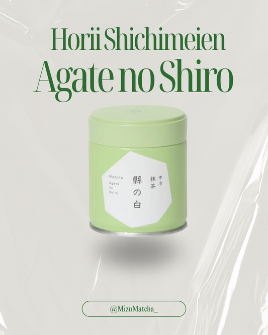Matcha Agate Mukashi | Horii Shichimeien | 30g Tin