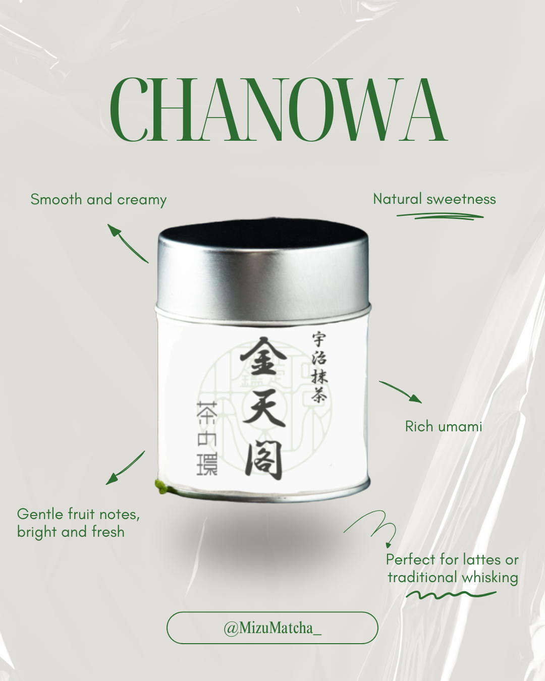 Matcha Chanowa | Chanowa | 30g Tin