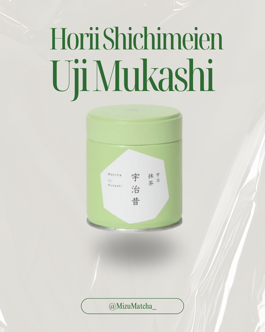 Matcha Uji Mukashi | Horii Shichimeien | 30g Tin