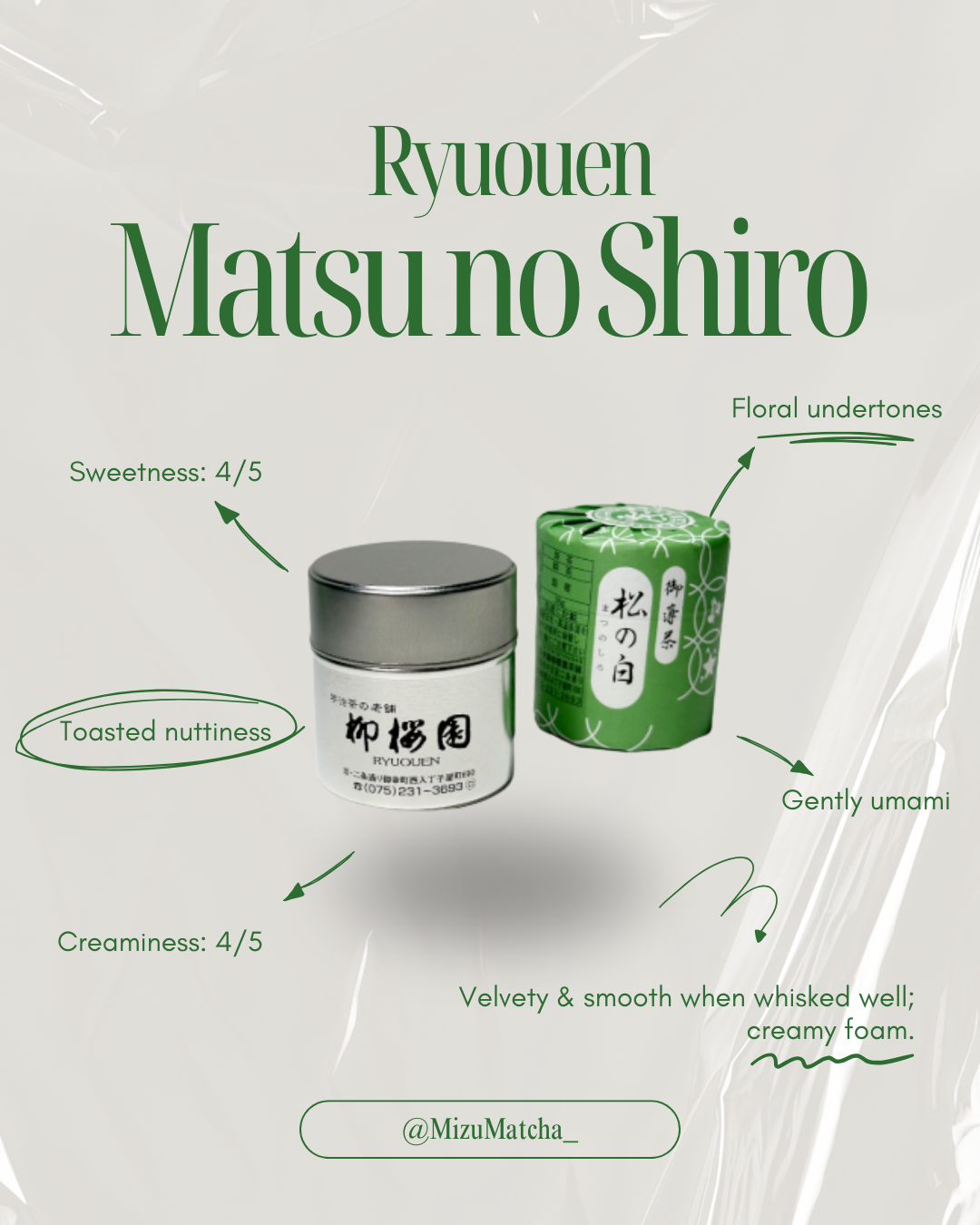 Matcha Matsu no Shiro | Ryuouen | 30g Tin