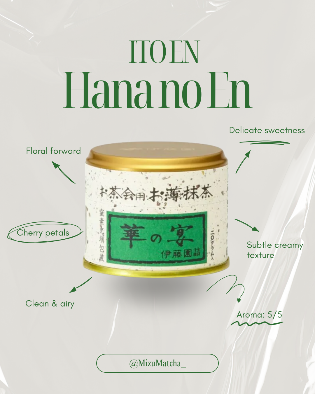 Matcha Hana no En | ITO EN | 20g Tin