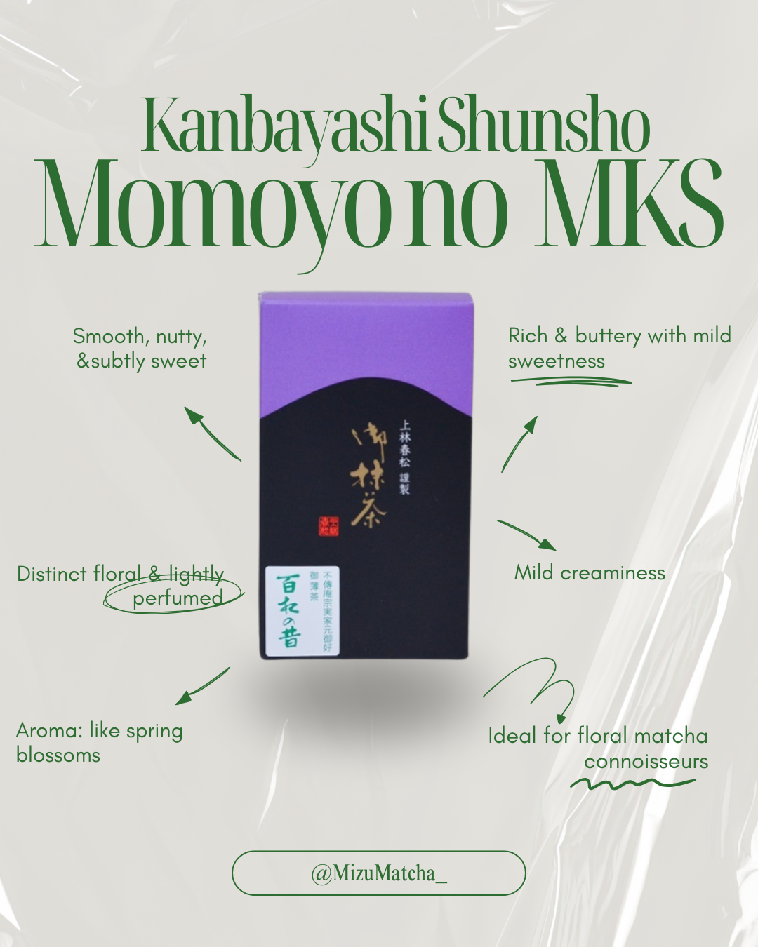 Matcha Momoyo no Mukashi | Kanbayashi Shunsho | 40g Box