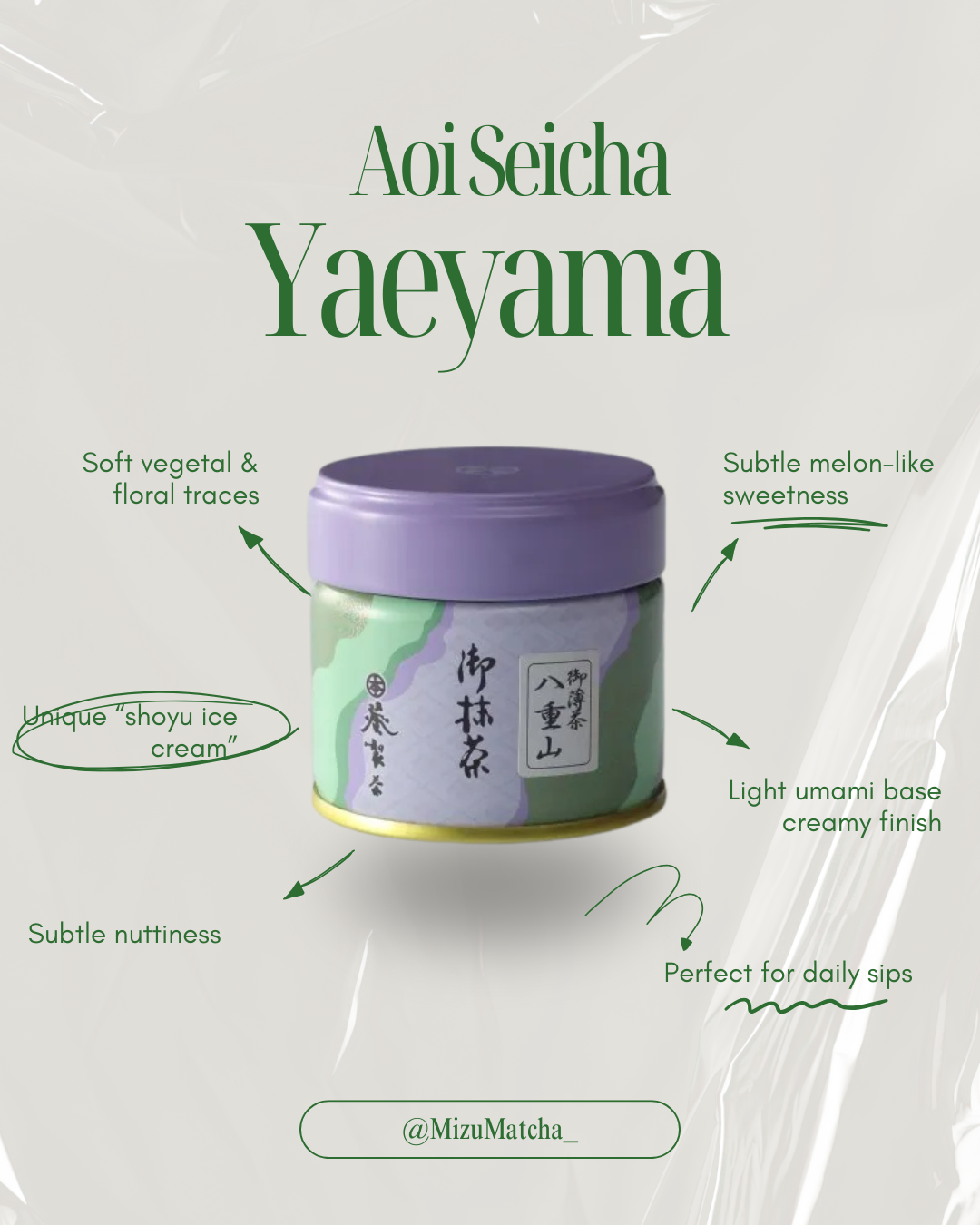 Matcha Yaeyama | Aoi Seicha | 30g Tin